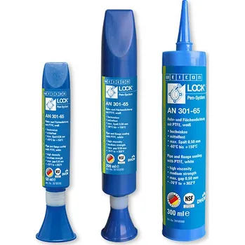 Průmyslové lepidlo Weicon LOCK AN 301-65, 50ml - s PTFE, střední pevnost, pitná voda