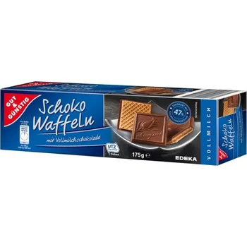 Cukrovinka G+G čokoládové vafle s mléčnou čokoládou 175g