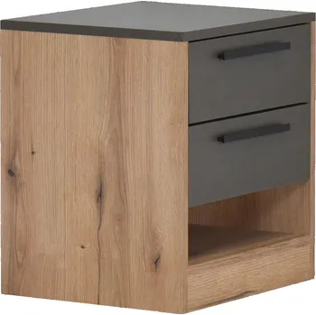 Noční stolek Stolek noční dub artisan/šedá KALIOPE