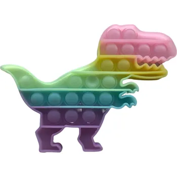 POP IT Pop It antistresová hračka Dinosaurus neonový svítící
