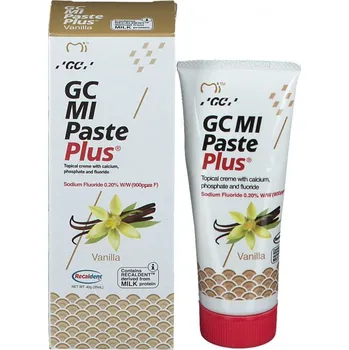 zubní pasta GC MI Paste Plus fluoridový gel Vanilka, 40g