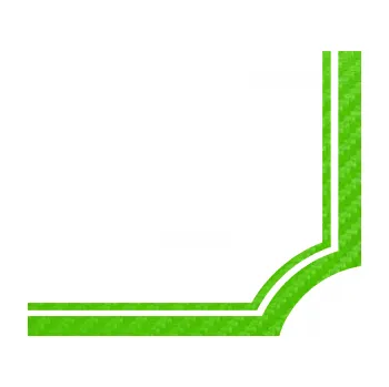 Samolepící dekorace Rohová samolepka 004 levá (58 - 3D karbon zelený kawasaki) SAMOLEPKA NA AUTO, NÁLEPKA, FÓLIE, POLEP, TUNING, VLASTNÍ TEXT, TISK, AUTOSAMOLEPKY.cz, POLEPY, OBRÁZEK, LOGO, 3D STICKERS