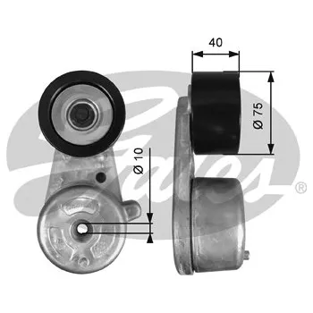 Napínák, žebrovaný klínový řemen MTX BYT-T260