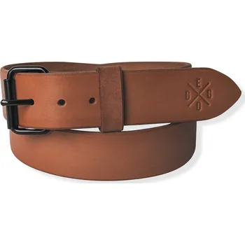 Opasek Eggo Murdock Black kožený pásek Oranžová