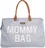 Childhome Mommy Bag Nursery Bag, Grey off white
