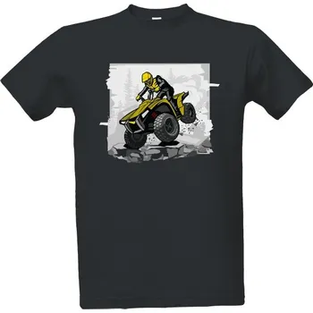 Tričko s potiskem Čtyřkolka pánské