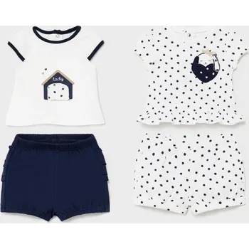 Dívčí 4 dílný set trik a kraťasů Mayoral 1649 Velikost: 4-6 měsíců (70 cm)