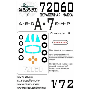 Plastikový model SX-ART 1/72 A-7P Corsair II Painting mask (HOBBYB)