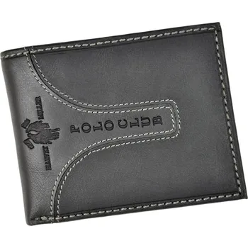 Peněženka Pánská kožená peněženka Harvey Miller Polo Club 1225 288 černá | KabelkyproVas.cz