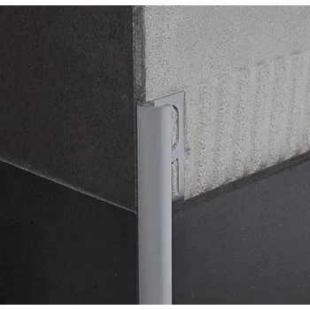 Stavební profil RA/10 - profil pro venkovní roh, délka 270 cm, hliník eloxovaný, stříbro 92074