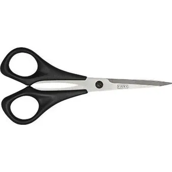 Krejčovské nůžky Nůžky rovné-pogum.rukojeť (černé); Kretzer Solingen FINNY, levostranné