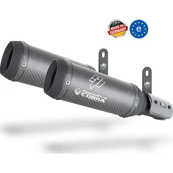 Výfuk pro motocykl Laděný výfuk SPEEDPRO COBRA SPX BlackSeries Slip-on Dual Honda Hornet 900, skladem
