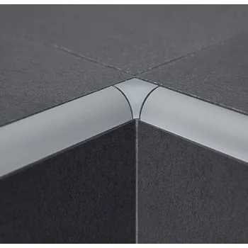 Stavební profil TIA/6 - vnitřní roh, hliník eloxovaný stříbro 92570