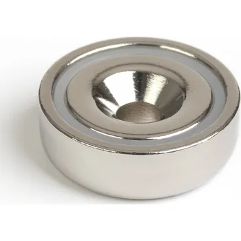 Nábytkové kování Walteco Magnet neodym kulatý průměr 20x7mm, max. nosnost 13kg