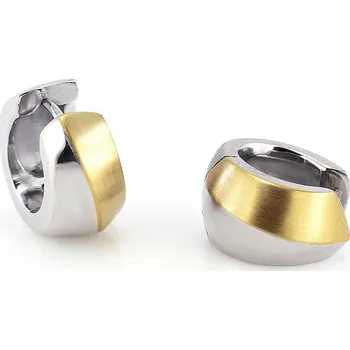 Souprava šperků MPM Ocelové náušnice z chirurgické oceli Earrings 7737 - Silver/Gold