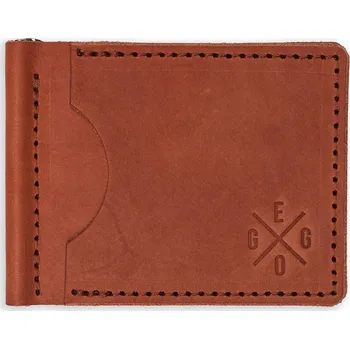 Eggo Linton coins kožená peněženka dolarovka Červená