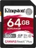 Paměťová karta Kingston Canvas React Plus 64 GB Class 10 UHS-II + čtečka (MLPR2/64GB)