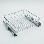 Wireli Plnovýsuvný koš Komfort s tlumeným dovřením, 540-580x460x178 mm, chrom