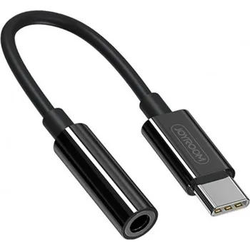 Video redukce JOYROOM | Joyroom Ben Series adaptér 3.5 mm jack / USB-C, černý (SH-C1)