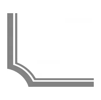 Samolepící dekorace SAMOLEPKA Rohová samolepka 004 pravá (17 - šedá) NA AUTO, NÁLEPKA, FÓLIE, POLEP, TUNING, VLASTNÍ TEXT, TISK, AUTOSAMOLEPKY.cz, POLEPY, OBRÁZEK, LOGO, SAMOLEPKY