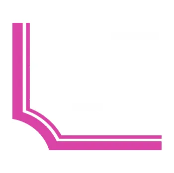 Samolepící dekorace Rohová samolepka 004 pravá (16 - růžová) SAMOLEPKA NA AUTO, NÁLEPKA, FÓLIE, POLEP, TUNING, VLASTNÍ TEXT, TISK, AUTOSAMOLEPKY.cz, POLEPY, OBRÁZEK, LOGO, 3D STICKERS