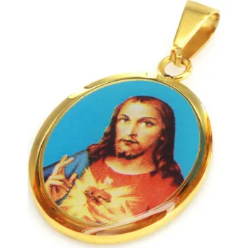 Souprava šperků MPM Přívěsek z chirurgické oceli Pendant 7683, Gold