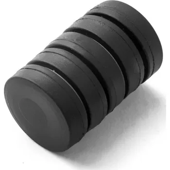 Dekorativní magnet SOLLAU Neodymový magnet válec D&nbsp;15x3 mm, Neodym, N45, pogumovaný