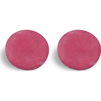 Náušnice Eggo Angel dámské kožené náušnice Starorůžová