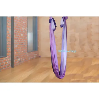 podložka na cvičení Síť na Fly jógu Fialovo-bílá - 6 metrů