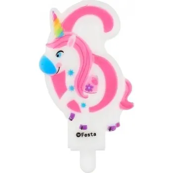Dortová svíčka Svíčka na dort č.6 Jednorožec