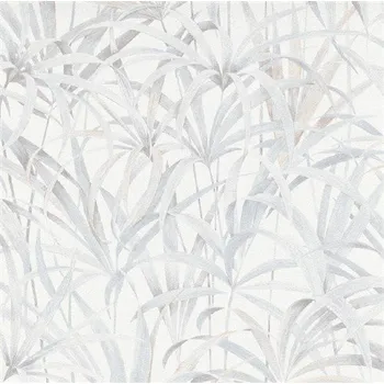 Tapeta Vliesové tapety na zeď listy světle šedo-béžové 10213-14