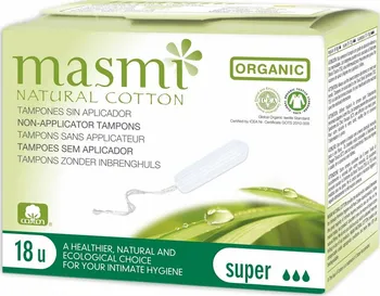 Intimní hygienický prostředek Masmi tampóny z organické bavlny