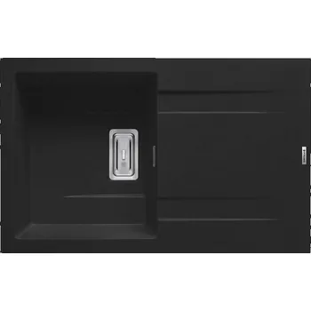 Nerezový dřez Casarredo Pyragranitový dřez KARTESIO 1B 1D (79x50) volcano