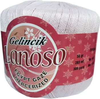 Příze Příze Gelincik 932 bledě růžová Lanoso