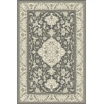 Koberec Kusový koberec vlněný Agnella Isfahan Sefora Grafit Šedý Rozměr: 200x300 cm