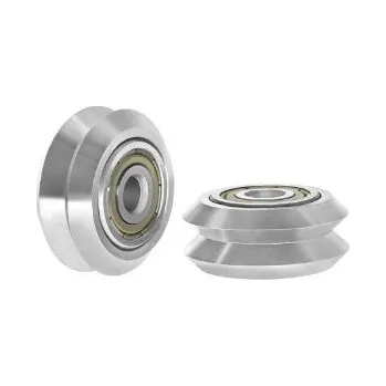 Příslušenství k 3D tiskárně Nerezové kolečko do V-Slotu s drážkou