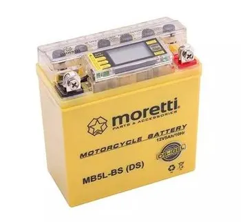 Motobaterie Moretti MB5L-BS 12V 5Ah