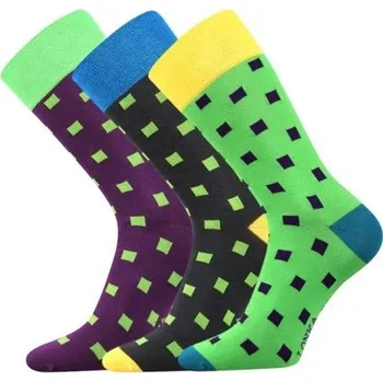 Pánské ponožky WEAREL 002 pánské ponožky barevné Lonka - ČTVEREČKY (Lonka ponožky WEAREL 002)