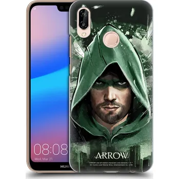 Pouzdro na mobilní telefon Pouzdro na mobil Huawei P20 LITE - HEAD CASE - Seriál Arrow - kreslený motiv (Obal, kryt pro mobil Huawei P20 LITE Arrow - pohled zahalená tvář)