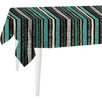 ubrus Černý ubrus Mike & Co. NEW YORK Jungle Stripes, 300 x 140 cm ID_1376051