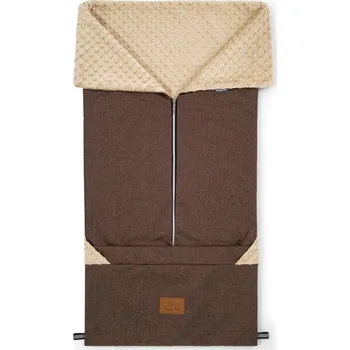 Fusak HappyBee Univerzální fusak LENY 2v1 brown/minky beige