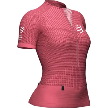 Dámské tričko Compressport Trail Postural SS Top W garnet rose - L