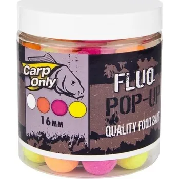 Boilies Plovoucí Boilie Carp Only Fluo Mix 4 Barev Pop-Up 80gr 16mm