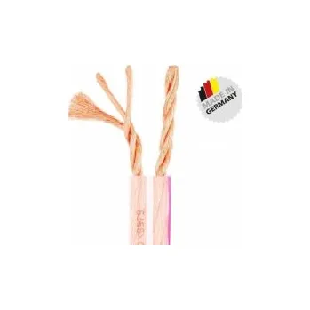 Repro kabel:Eagle Calypso LS Transparent 2x4,0mm / 1metr