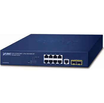 Switch Planet GS-4210-8T2S L2 switch, 8x1Gb, 2x1Gb SFP, QoS