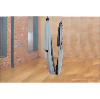 podložka na cvičení Síť na Fly jógu Černo-bílá - 4 metry