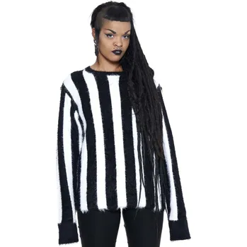 Dámský svetr svetr unisex - Stripe Me Down - KILLSTAR - KSRA003428 - S