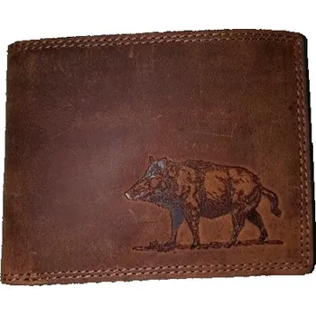 Peněženka Kožená peněženka kanec BROWN hl 262 kanec