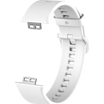 eses Silikonový řemínek pro Huawei Watch Fit a Huawei Watch Fit New - Bílý
