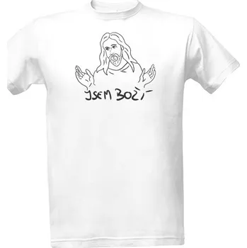 Pánská móda Tričko s potiskem Jsem boží! pánské